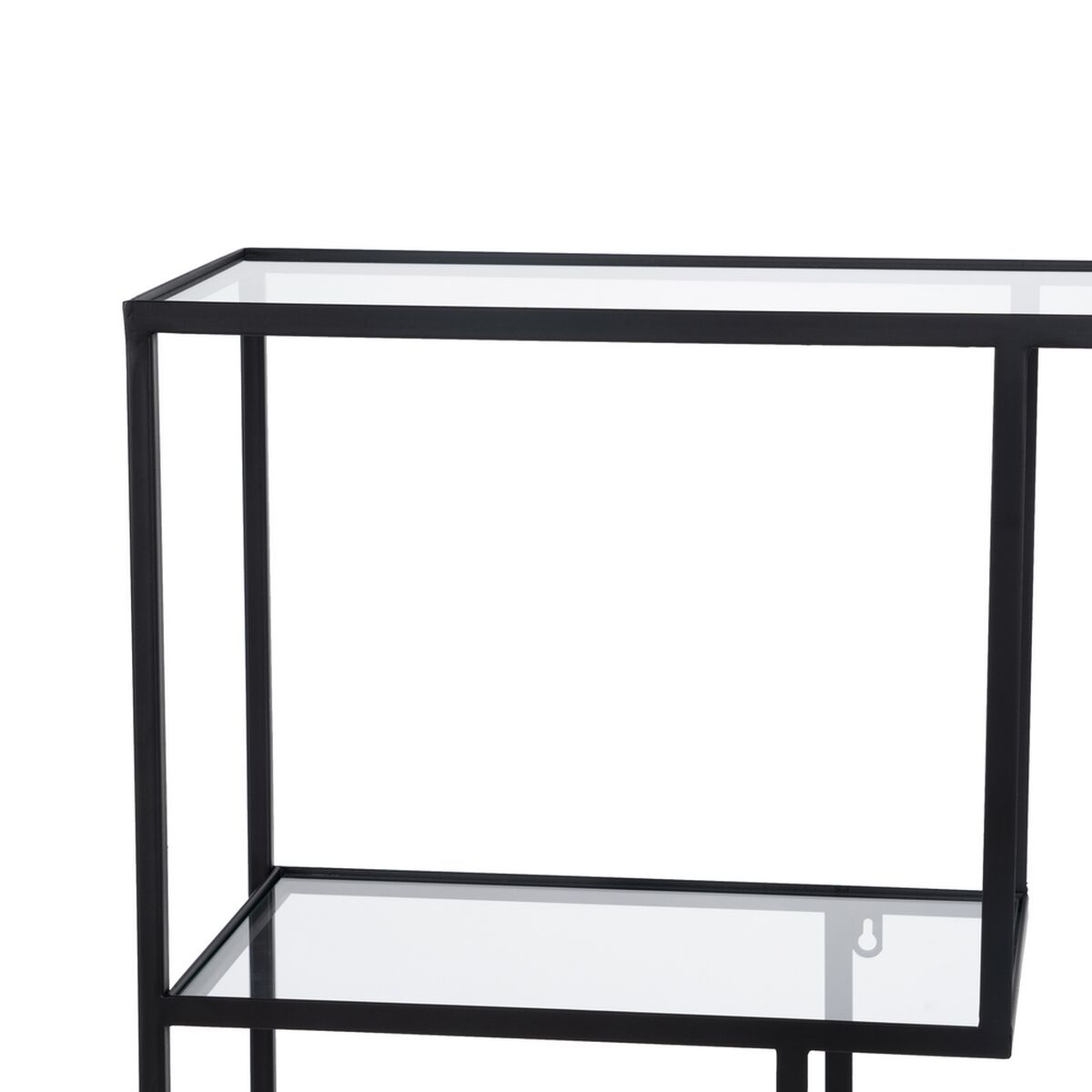 Regimento de vidro Preto Ferro 65 x 25 x 110 cm-4