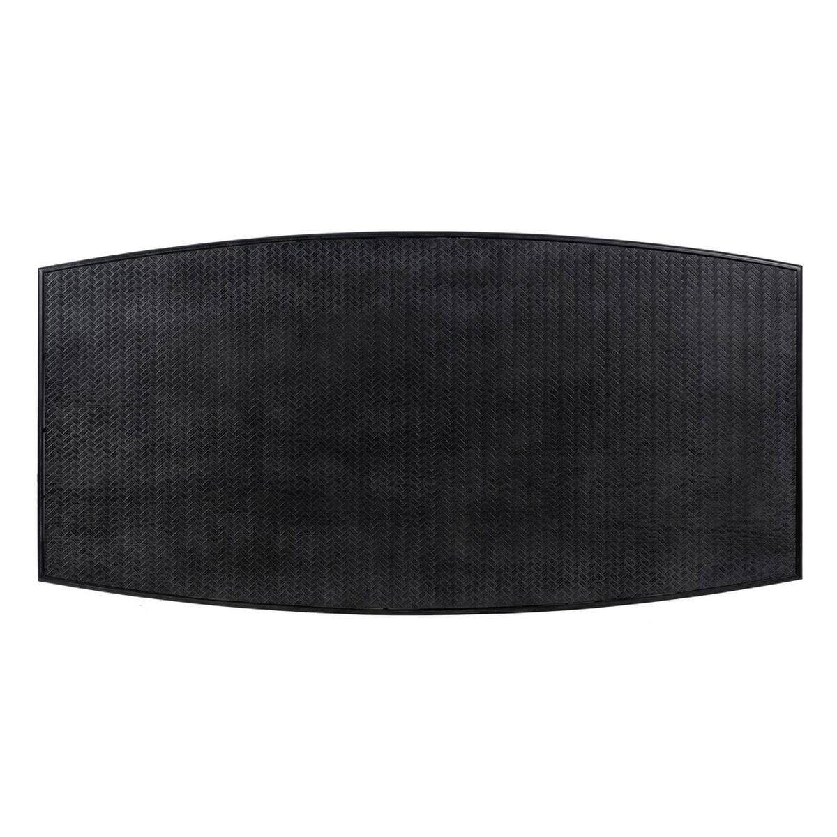 Обеденный стол OSLO Чёрный Натуральный Деревянный Железо Деревянный MDF 179 x 90 x 75 cm-3