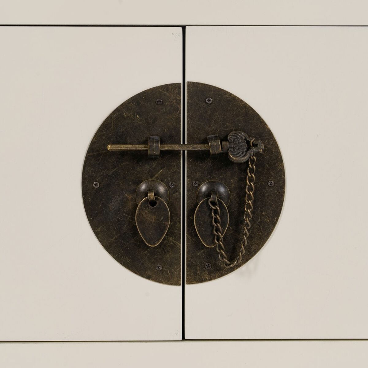 Ночной столик ORIENTE Белый Деревянный MDF 50 x 40 x 66 cm-5