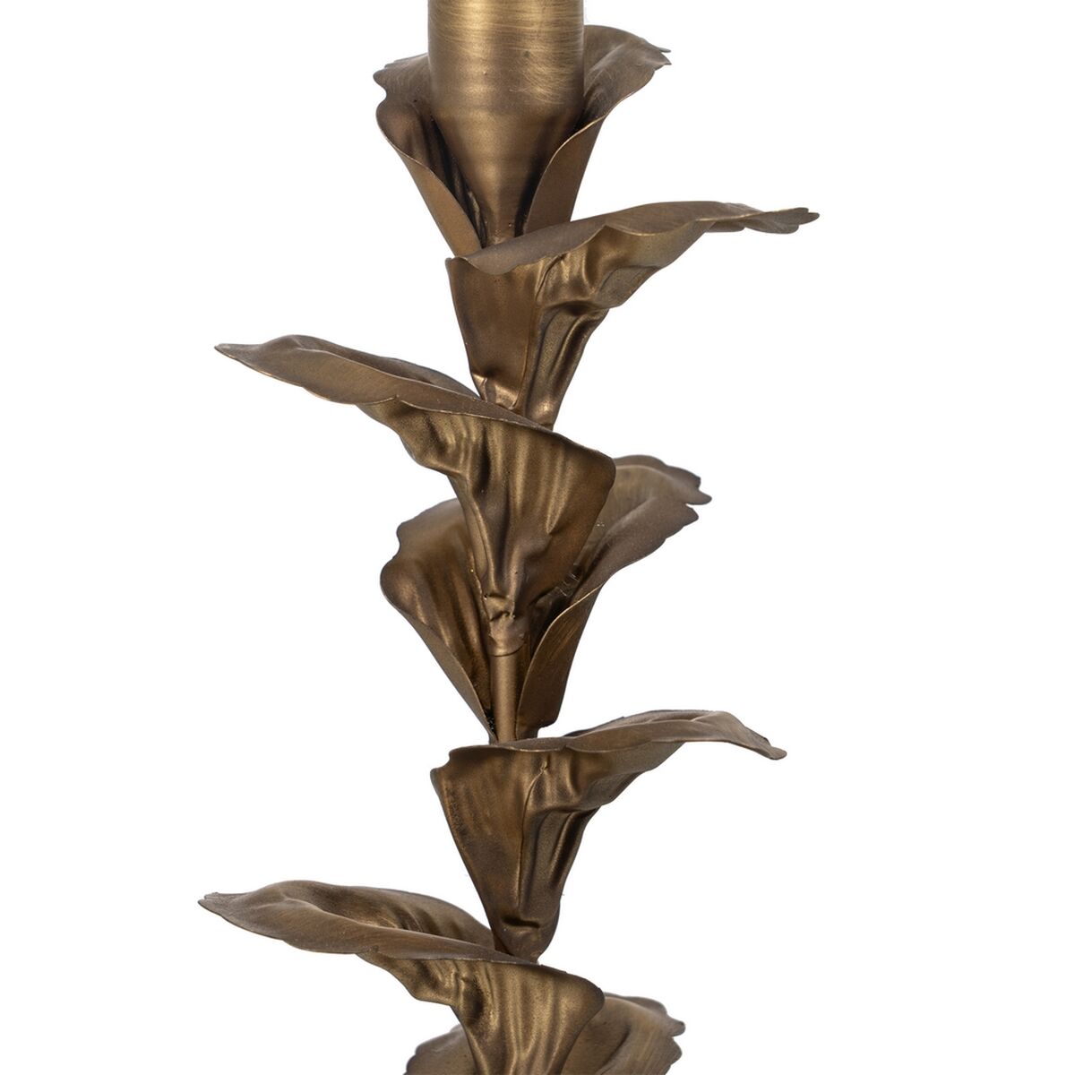 Подсвечник Позолоченный Железо 9,5 x 9,5 x 30 cm-4