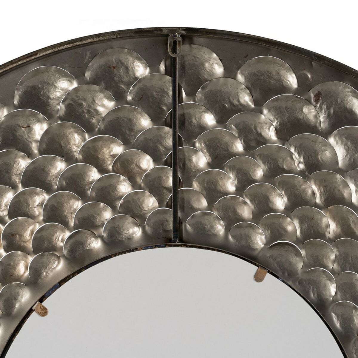 Настенное зеркало Позолоченный Стеклянный Железо 100 x 3 x 100 cm-2