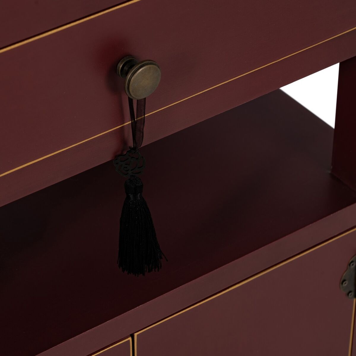 Ночной столик ORIENTE Деревянный MDF 50 x 40 x 66 cm-5