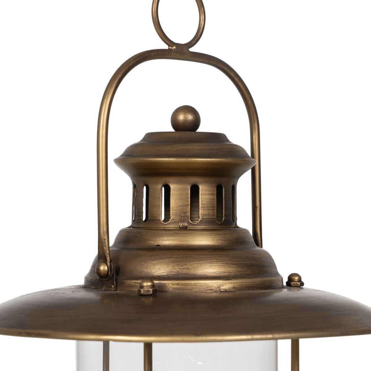 Настольная лампа Позолоченный Стеклянный Железо 40 W 27 x 27 x 48 cm-4