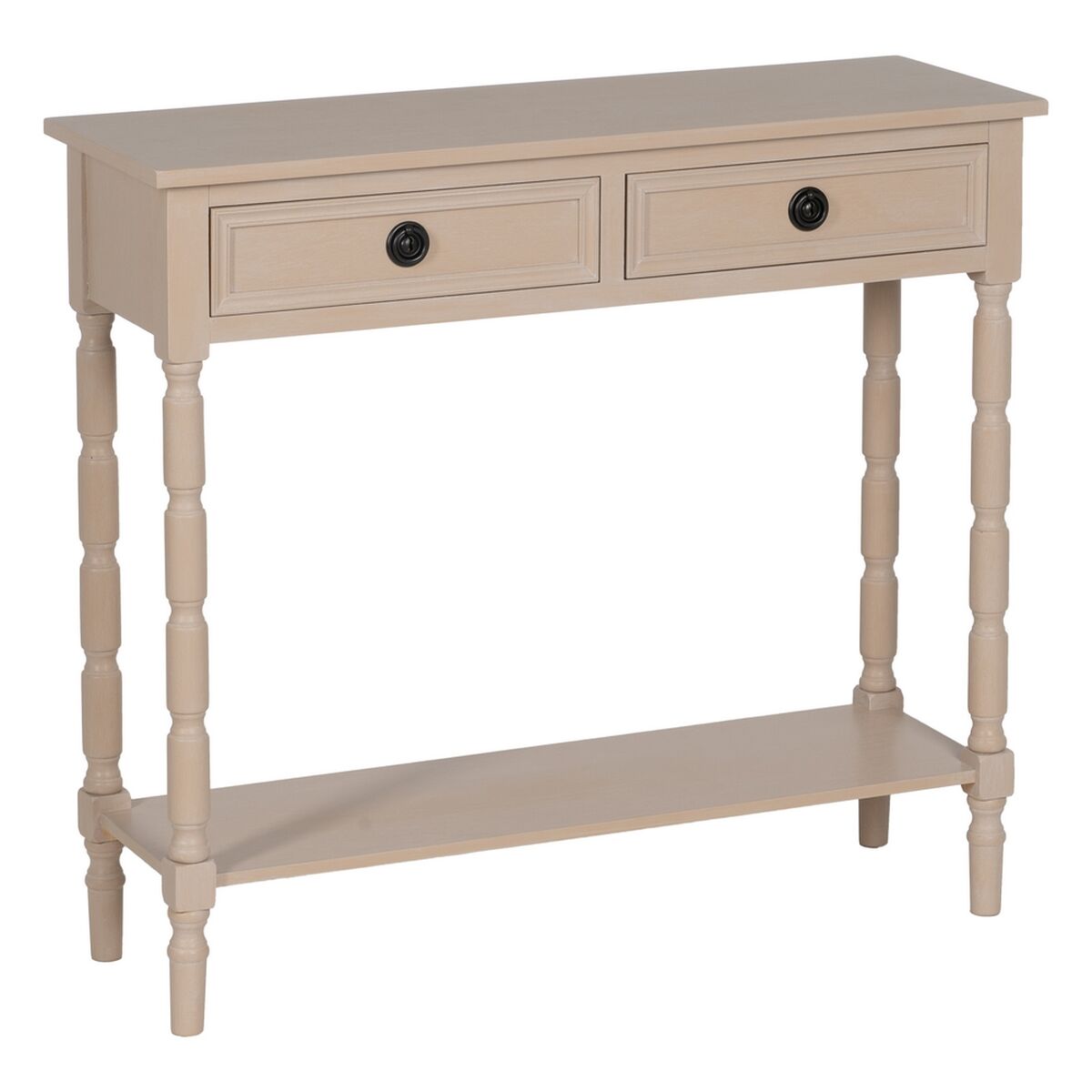Консоль Білий деревина сосни Дерев'яний MDF 90 x 30 x 81 cm