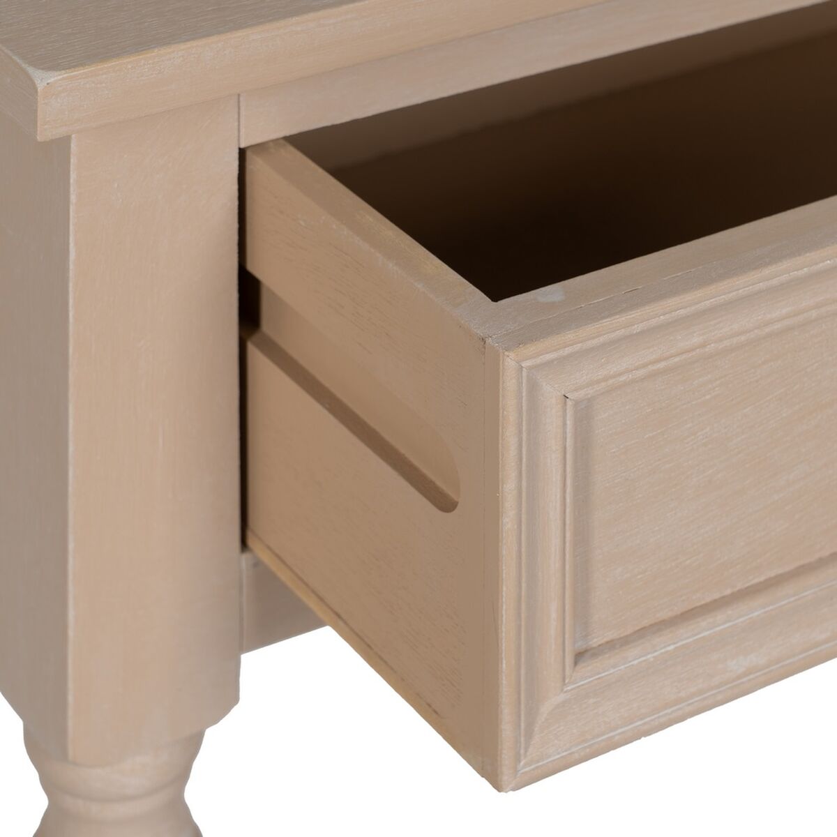 Консоль Белый древесина сосны Деревянный MDF 90 x 30 x 81 cm-5