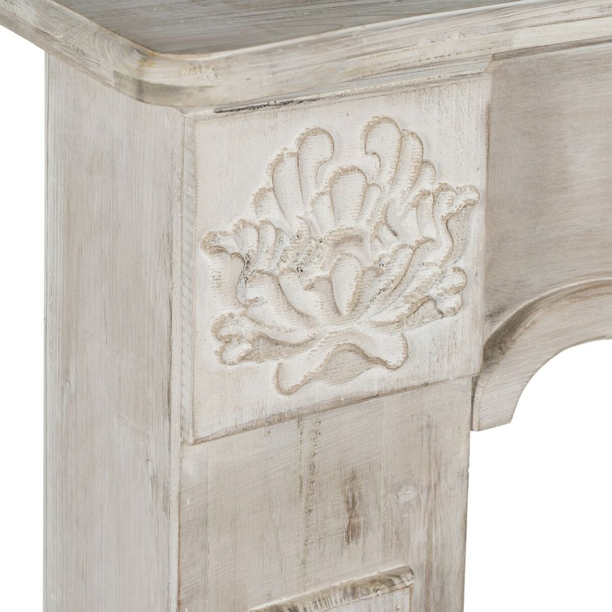 Rendeleyin şömine ahşap ladin Ahşap MDF 116 x 20 x 102 cm-4