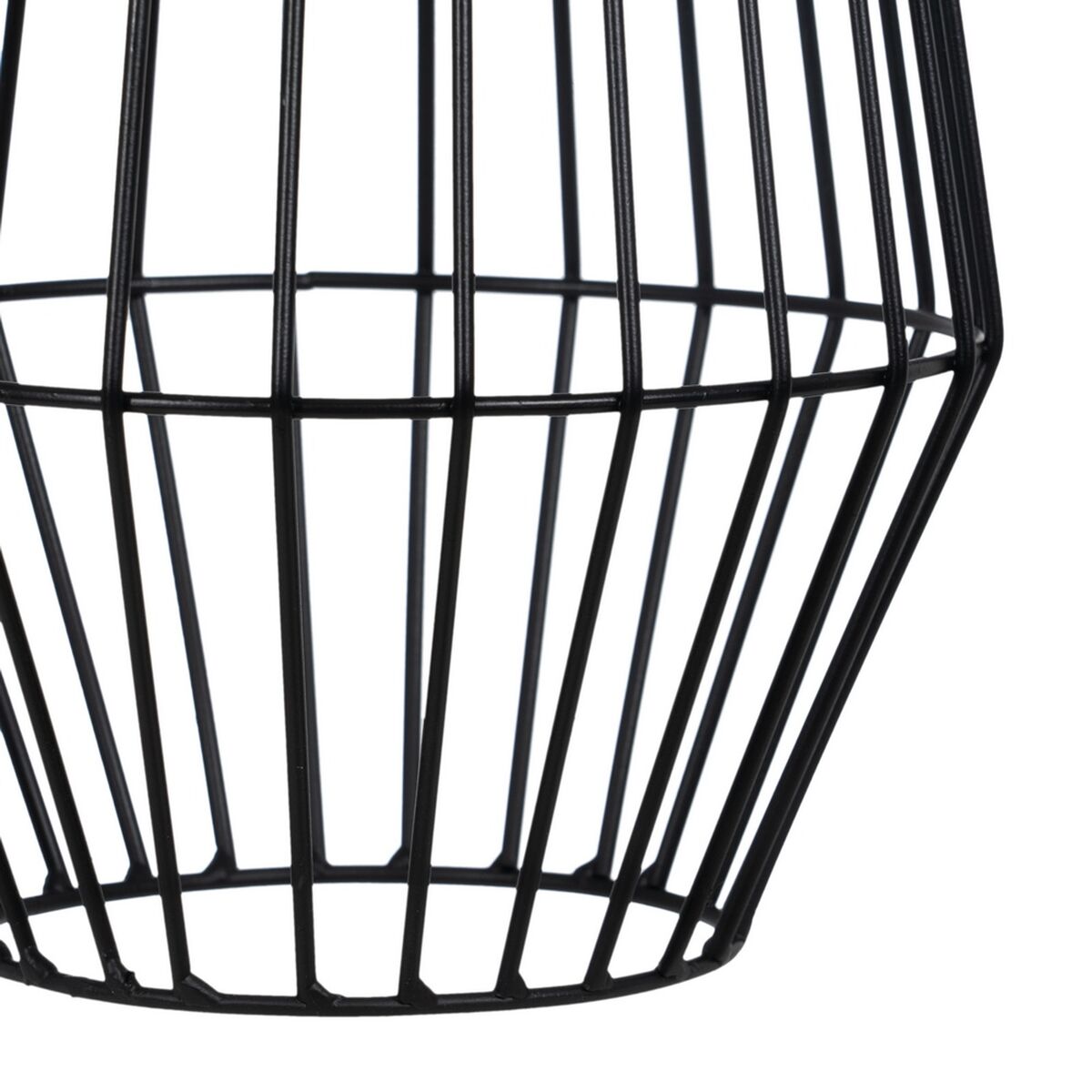 Потолочный светильник Чёрный Натуральный Деревянный Железо 220-240 V 20 x 19,5 cm-4