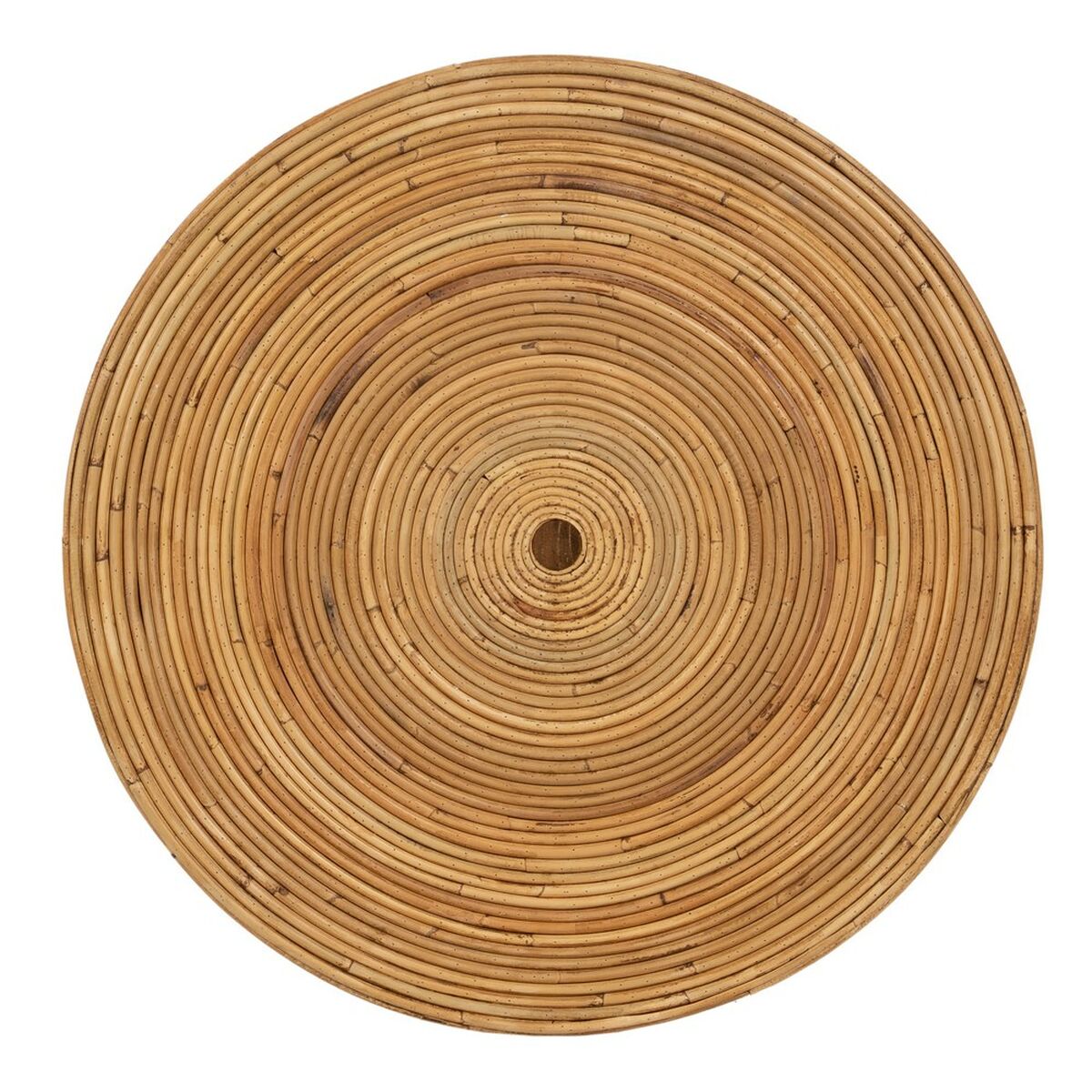 Набор из двух столиков Бежевый ротанг 60 x 60 x 39 cm (2 штук)-2