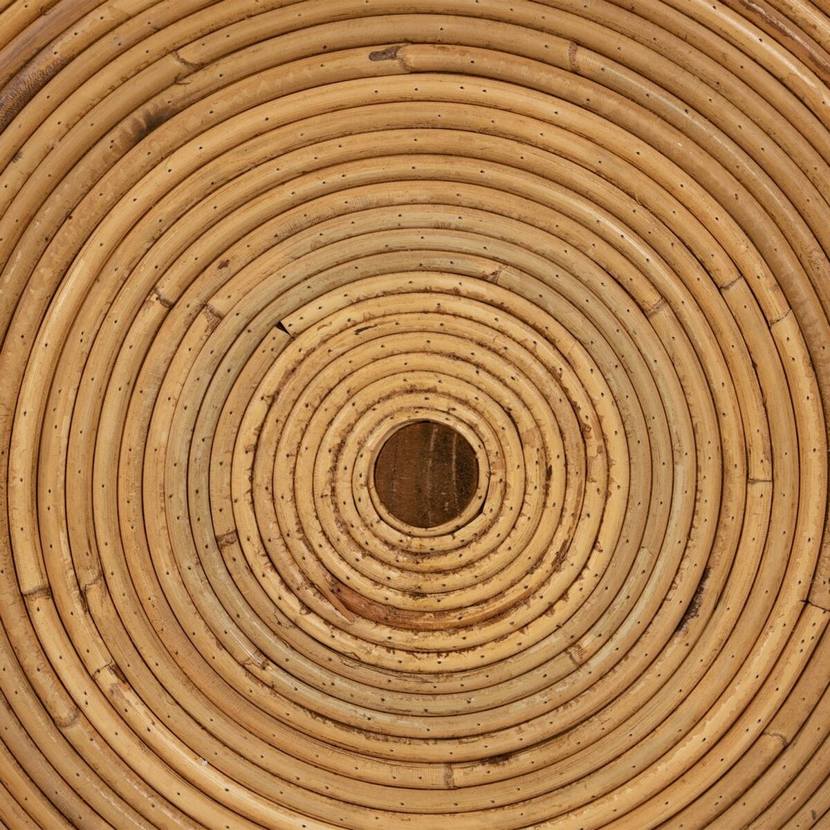 Набор из двух столиков Бежевый ротанг 60 x 60 x 39 cm (2 штук)-5