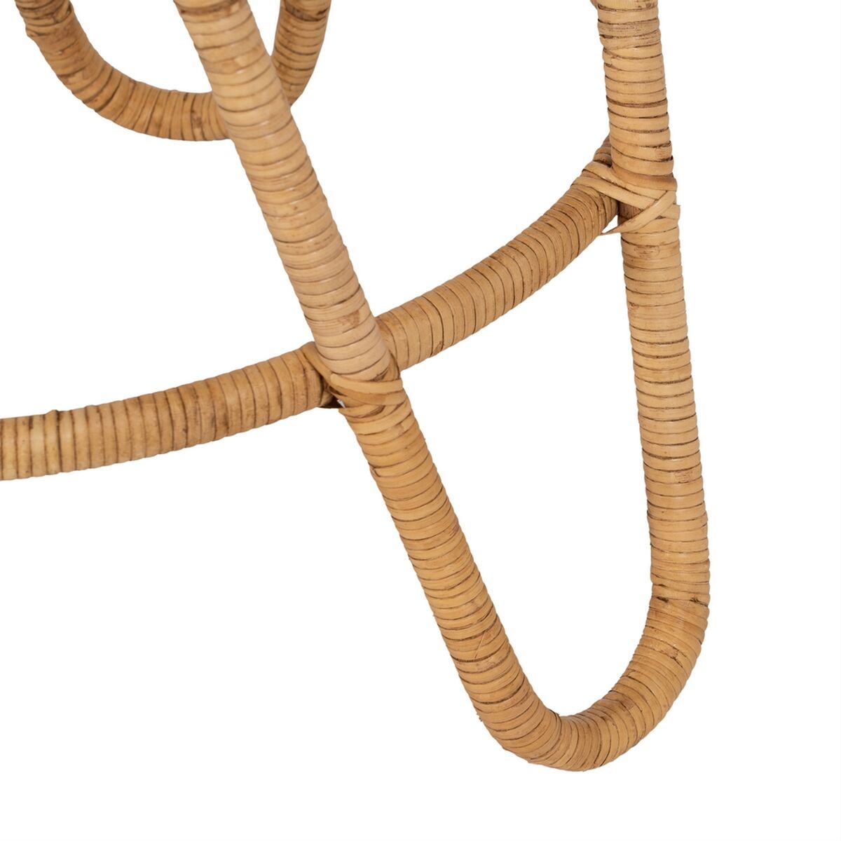 Набор из двух столиков Бежевый ротанг 60 x 60 x 39 cm (2 штук)-6