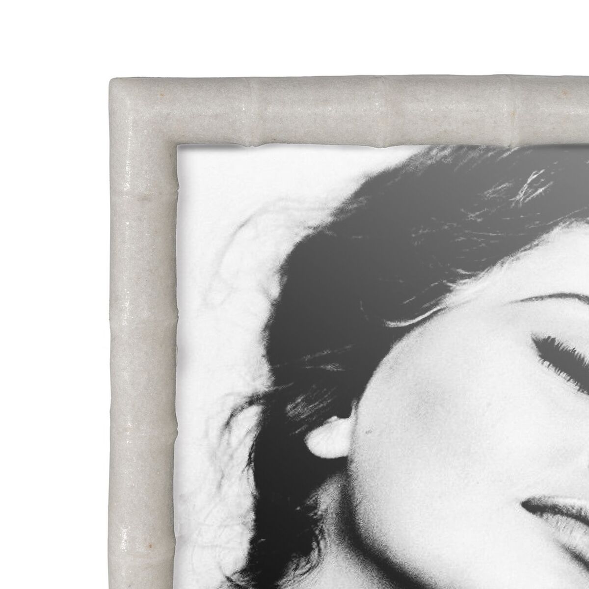 Фото рамка Белый полистоун 13,2 x 2 x 18 cm-3