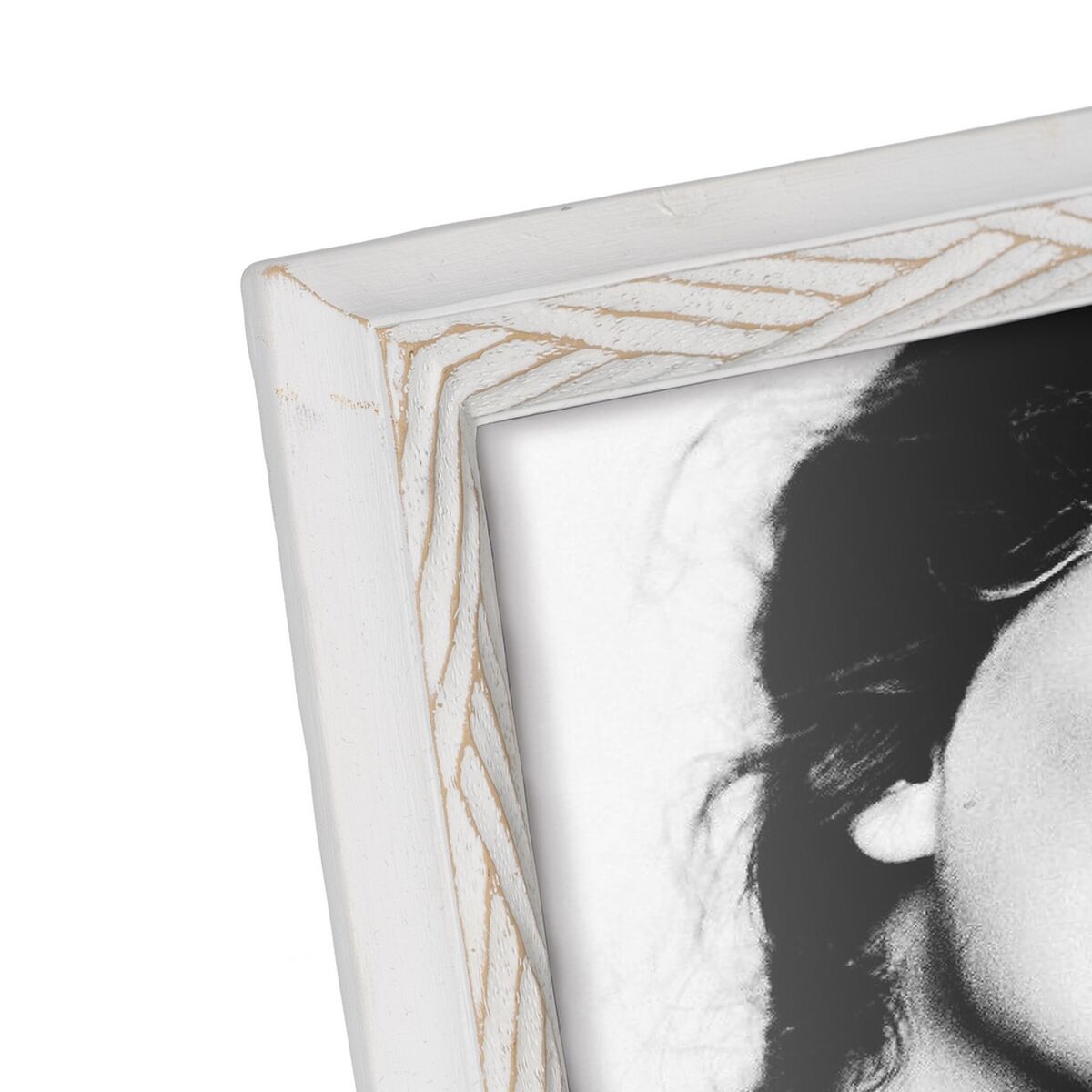 Фото рамка Белый полистоун 18,5 x 2,8 x 23,5 cm-2