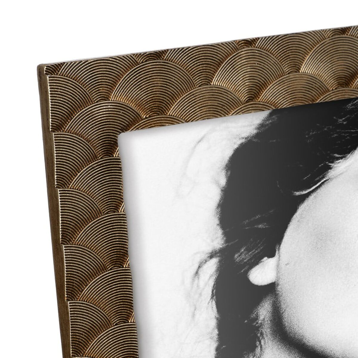 Фото рамка Позолоченный полистоун 17,2 x 1,5 x 22,3 cm-2