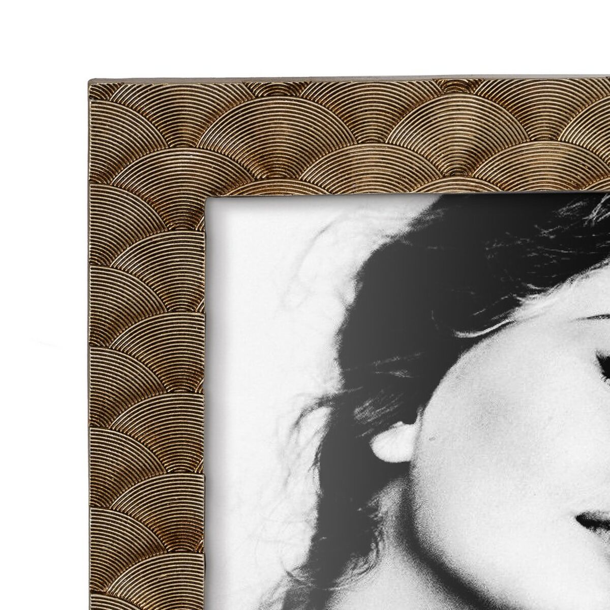 Фото рамка Позолоченный полистоун 17,2 x 1,5 x 22,3 cm-3