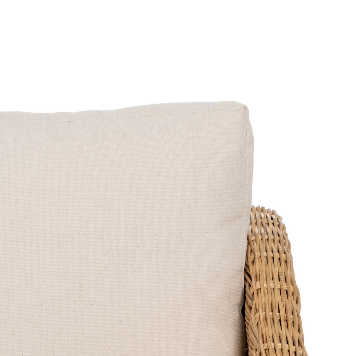 Садовый диван Натуральный Древесина манго Foam Натуральное волокно 180 x 86 x 80 cm-6