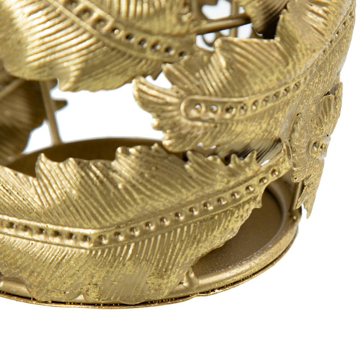 Подсвечник Позолоченный Железо 12 x 12 cm-3