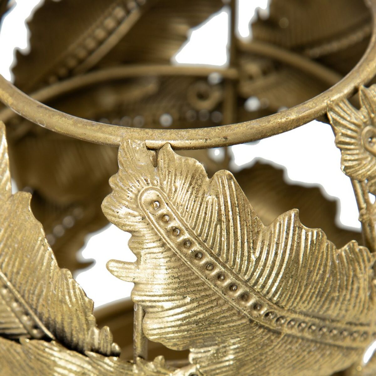 Подсвечник Позолоченный Железо 12 x 12 cm-4