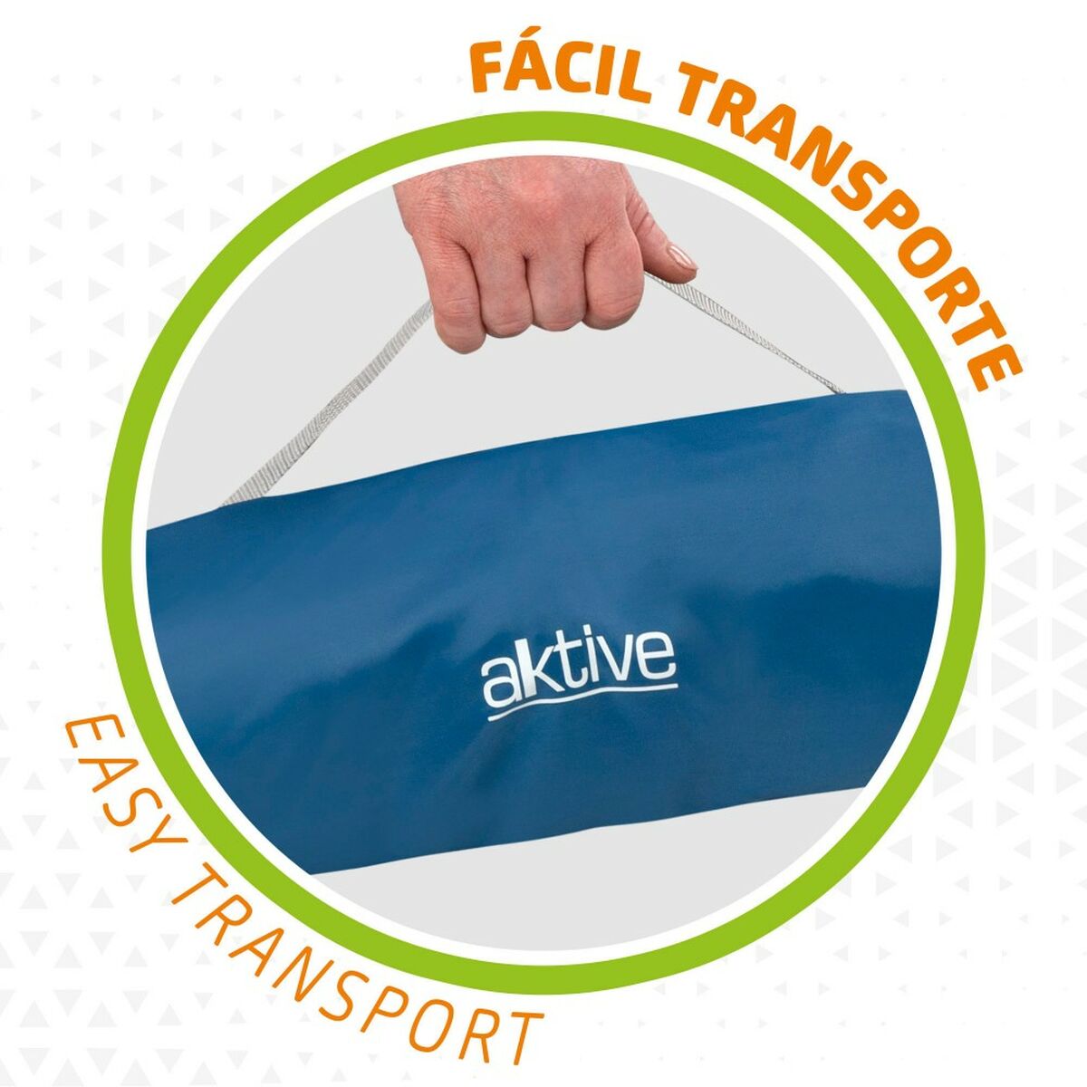 Шезлонг Aktive Синий Складной 180 x 18 x 60 cm (6 штук)-5