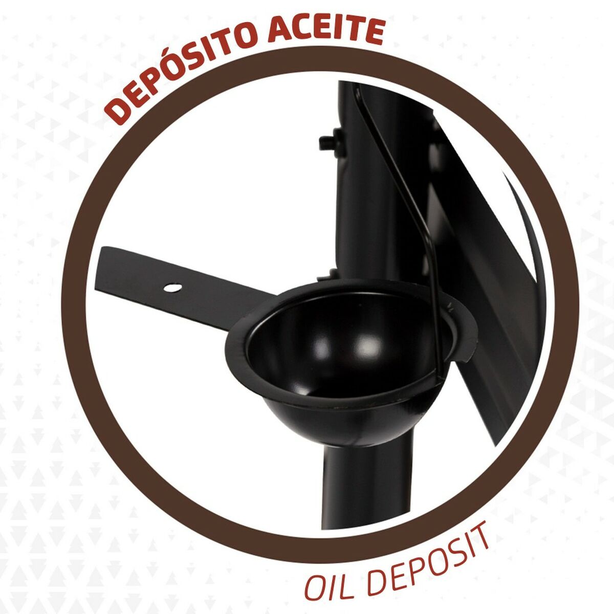 Угольный барбекю на колесах Aktive Сталь Пластик Эмалированный металл 106 x 106 x 61 cm Чёрный-5