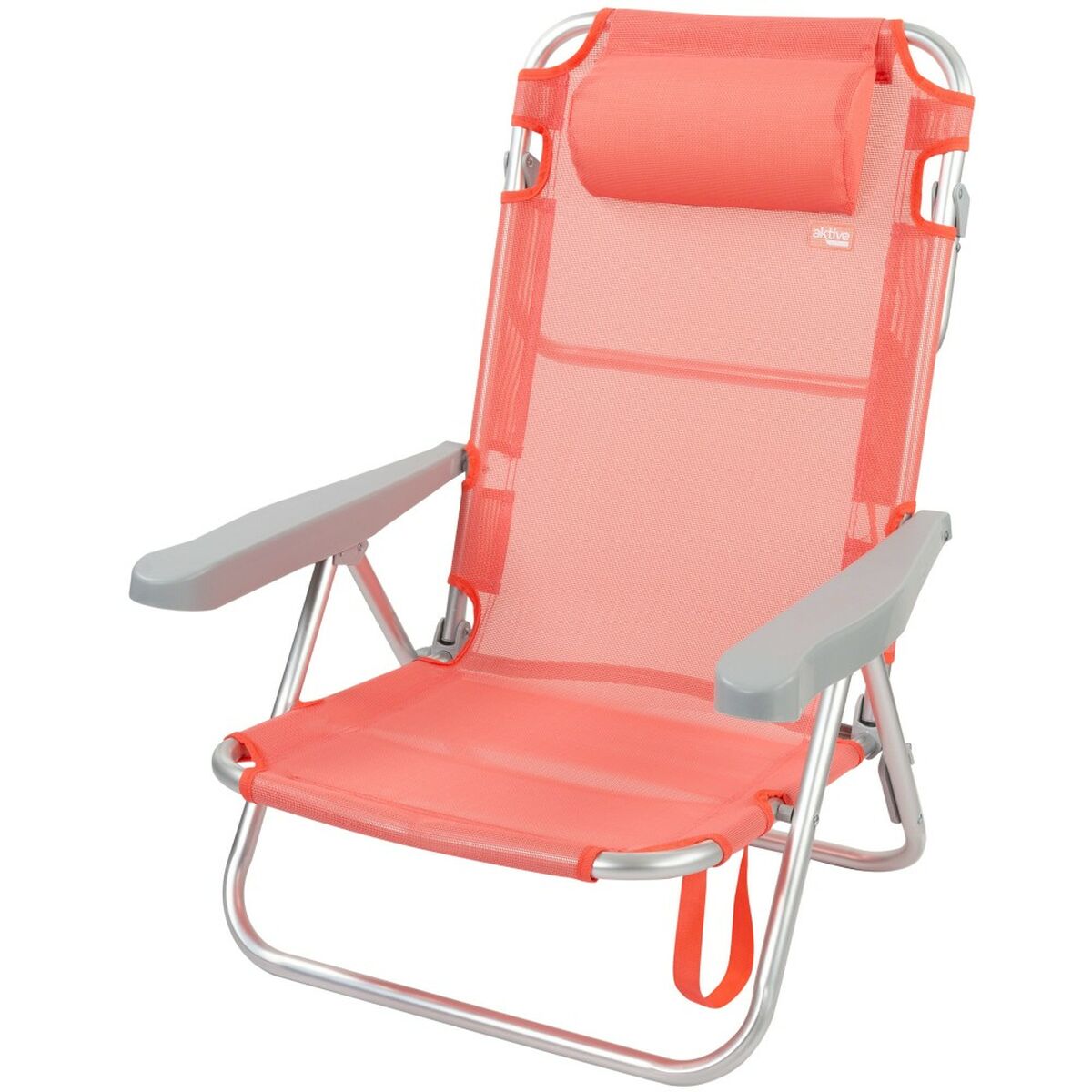 Cadeira dobrável com suporte Aktive Flaminho Coral 48 x 84 x 46 cm (2 mil)-2