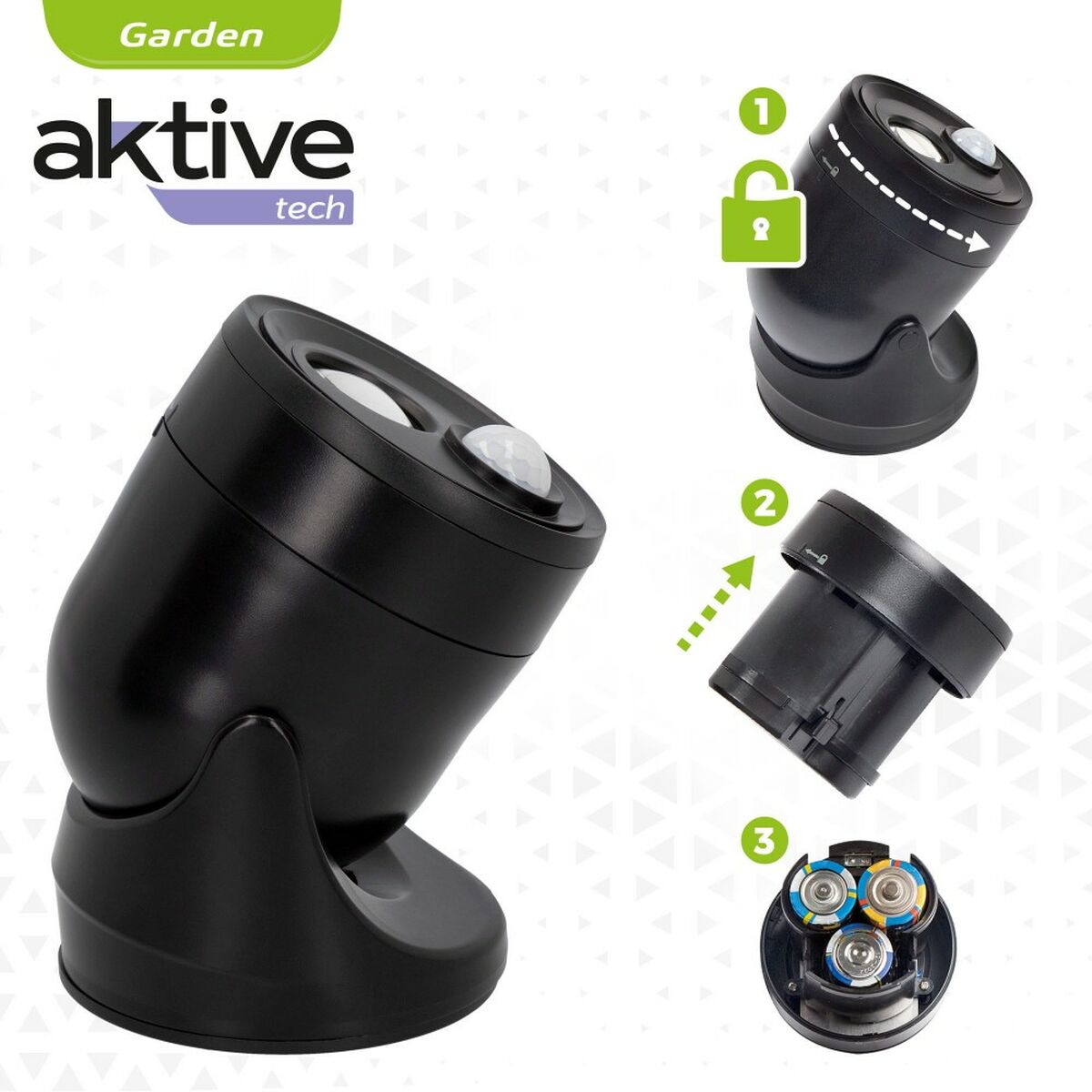 Солнечный свет Aktive Пластик 10,5 x 12,5 x 13,5 cm (12 штук)-6