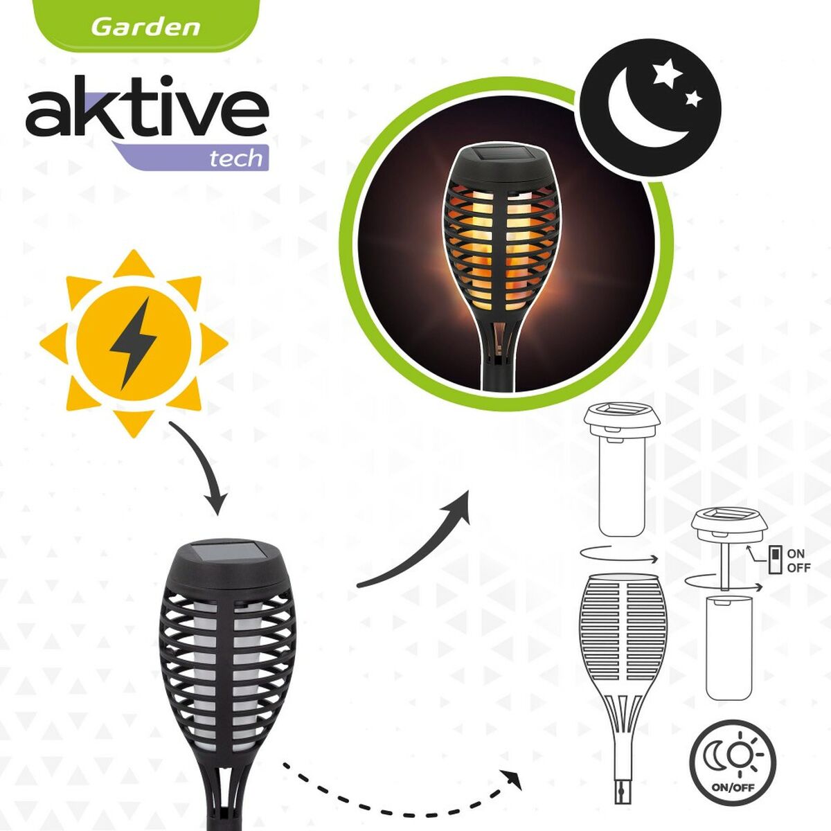 Светодиодная лампа Aktive Пластик 7,5 x 50 x 7,5 cm (4 штук)-6