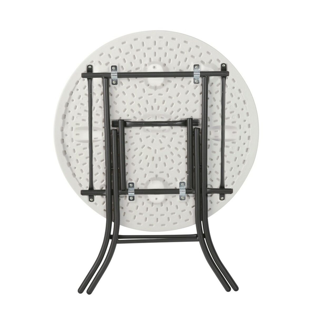 Mesa auxiliar Lifetime branco 83,5 x 73,5 x 83,5 cm Aço Plástico-6