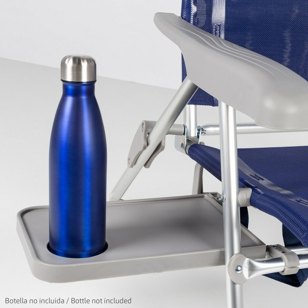 Пляжный стул Aktive Slim Складной Тёмно Синий 47 x 89 x 57 cm (2 штук)-7