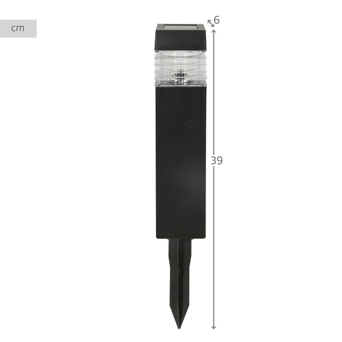 Набор солнечных садовых кольев Aktive 4 Предметы Пластик 6 x 39,5 x 6 cm (4 штук)-5