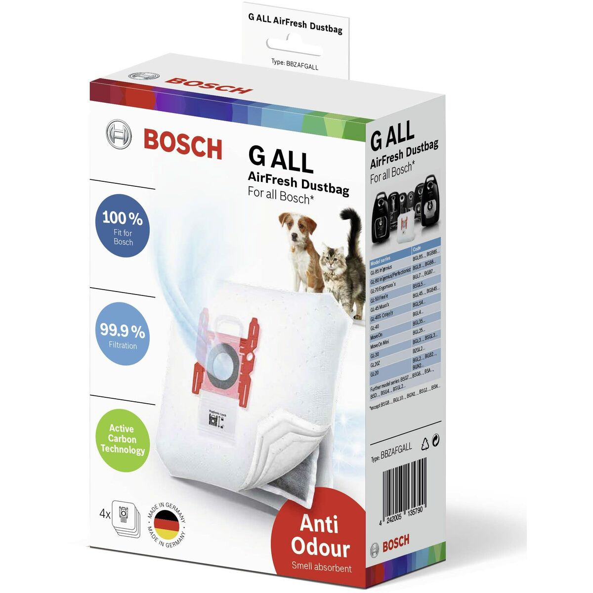 Змінний мішок для пилососа BOSCH BBZAFGALL-7