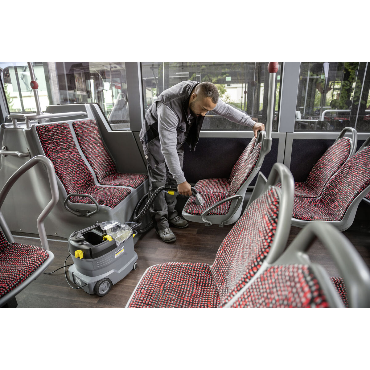 Пылесос Kärcher Puzzi 8/1 Жёлтый Чёрный Серый 1200 W-7