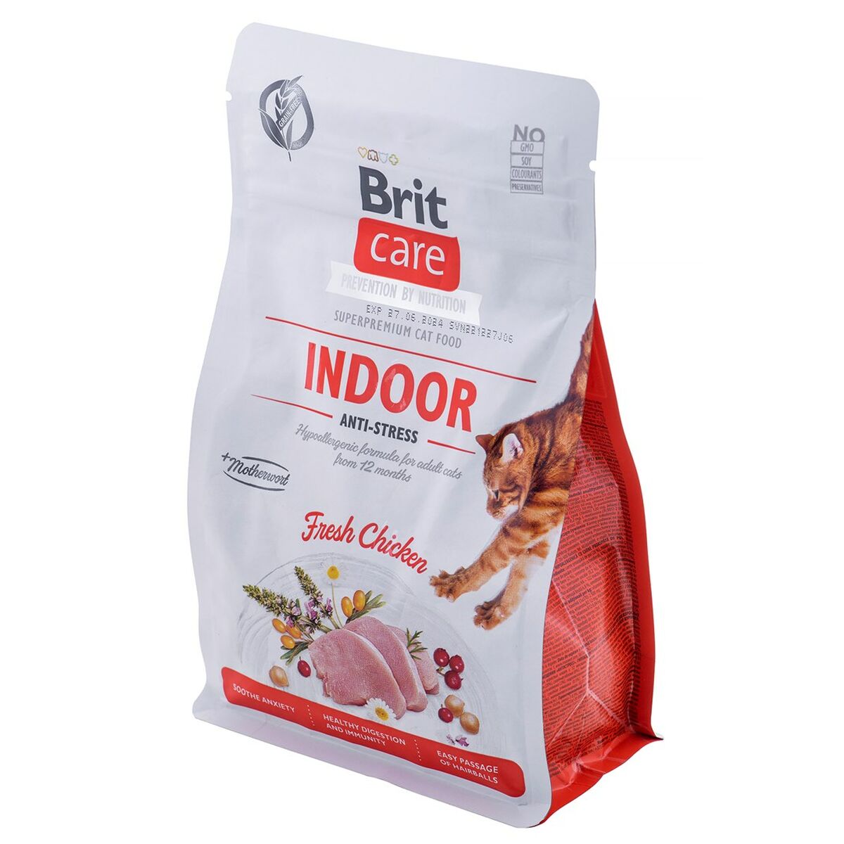 Brit Bakım Tahılsız Yetişkin Kapalı Anti-Stres Yetişkin Kedi Maması Tavuk 400g-2