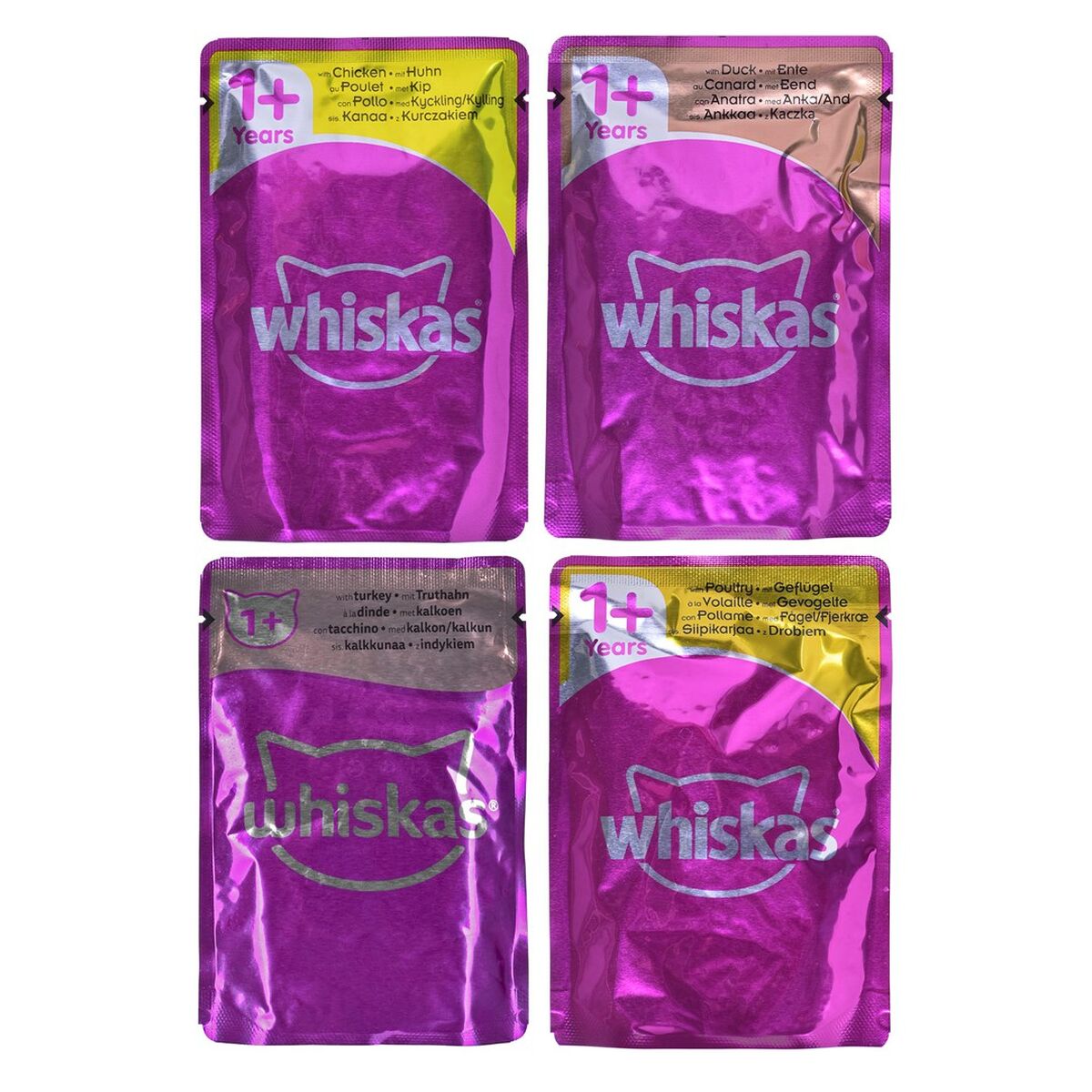 Корм для котов Whiskas Jelly Курица индейка утка птицы 80 x 85 g-8