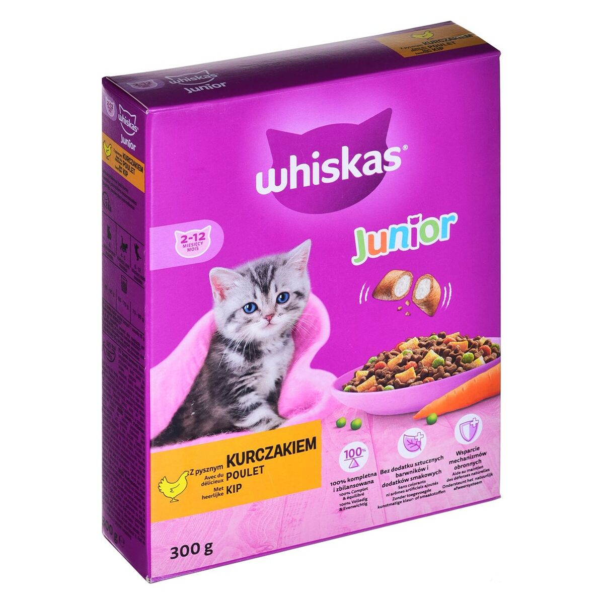 Whiskas Junior Cat Food Chicken 300g-2