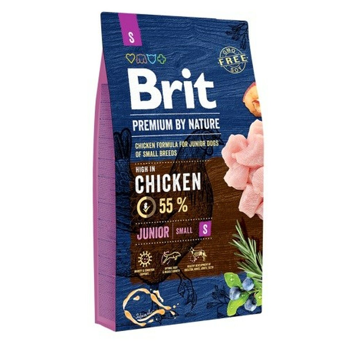 Фураж Brit Premium by Nature S Курица 1 kg