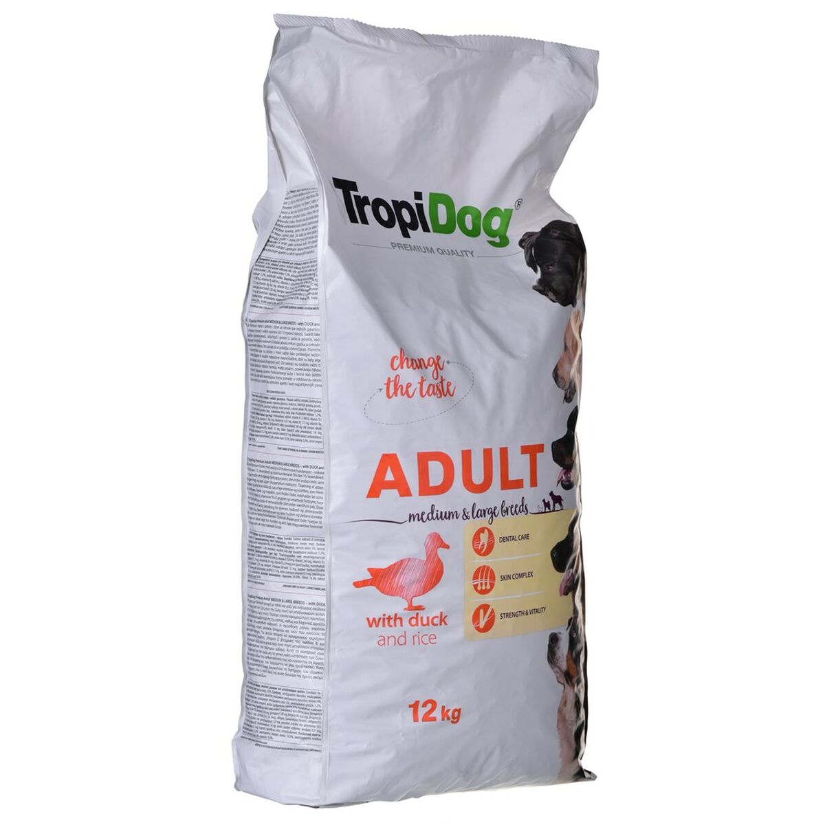 Фураж Tropi Dog Premium Adult Medium & Large Для взрослых утка птицы 12 kg-2