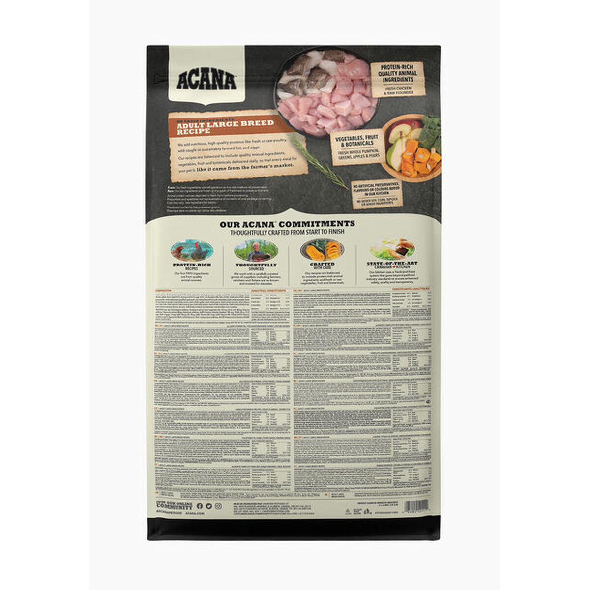 Фураж Acana Adult Large Breed Recipe 17 kg Для взрослых Курица Рыба-3