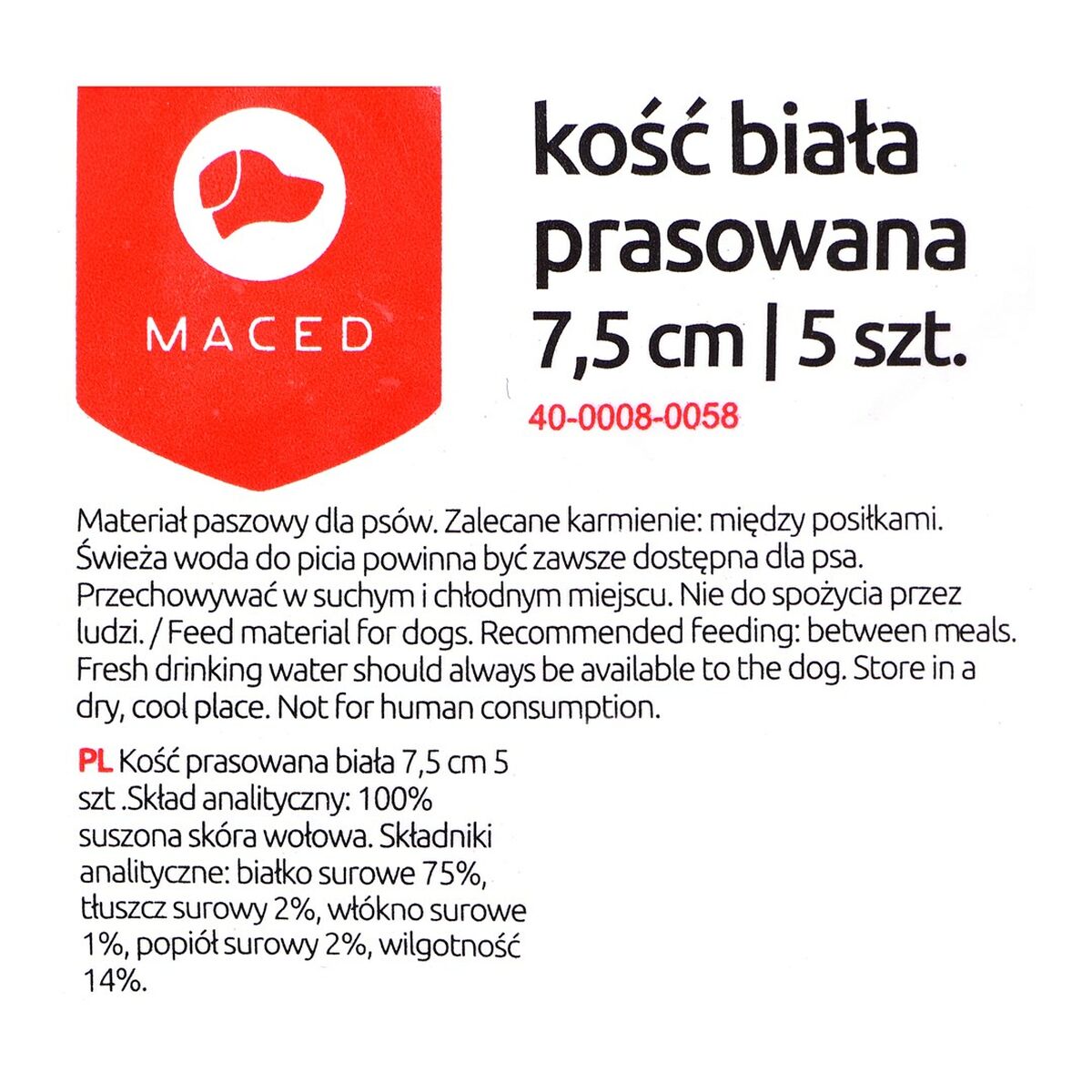 Закуска для собак Maced Кость Телятина-3