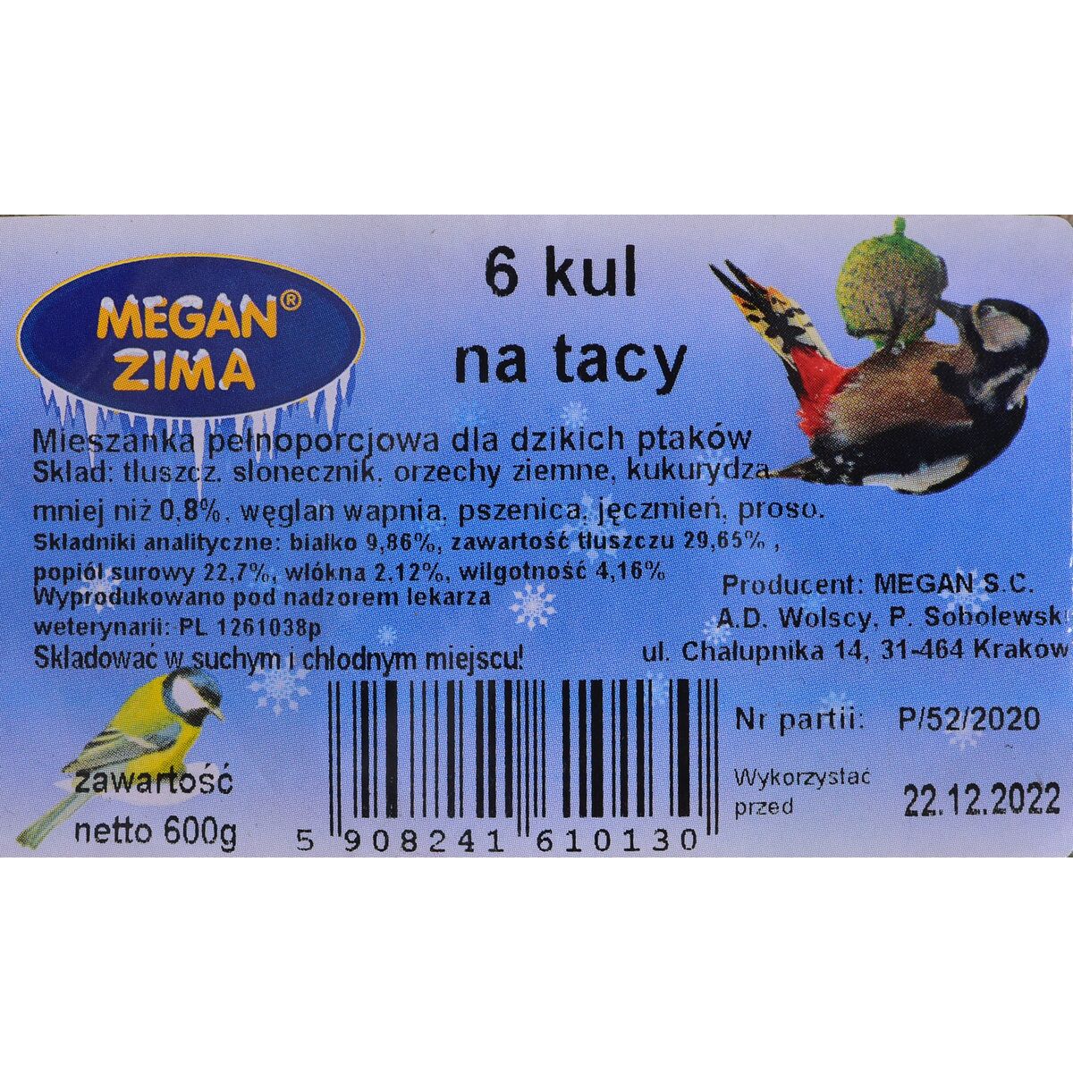 Pienso para aves Megan 600 g-2
