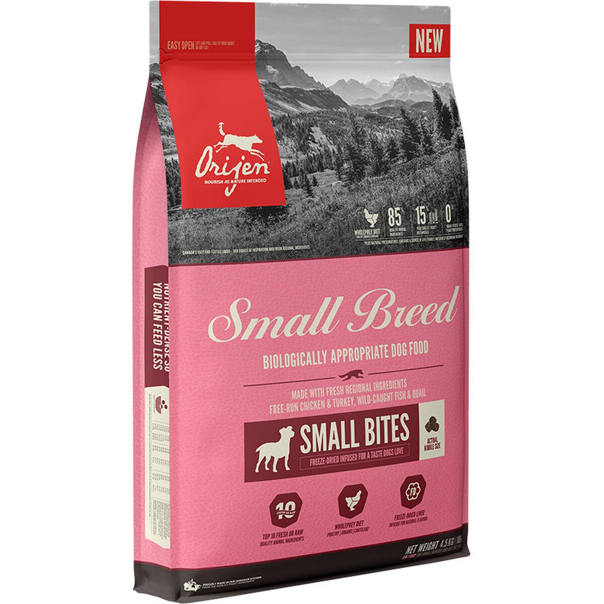 Yem Orijen Küçük Cins Tavuk Hindi Balık 4.5 Kg