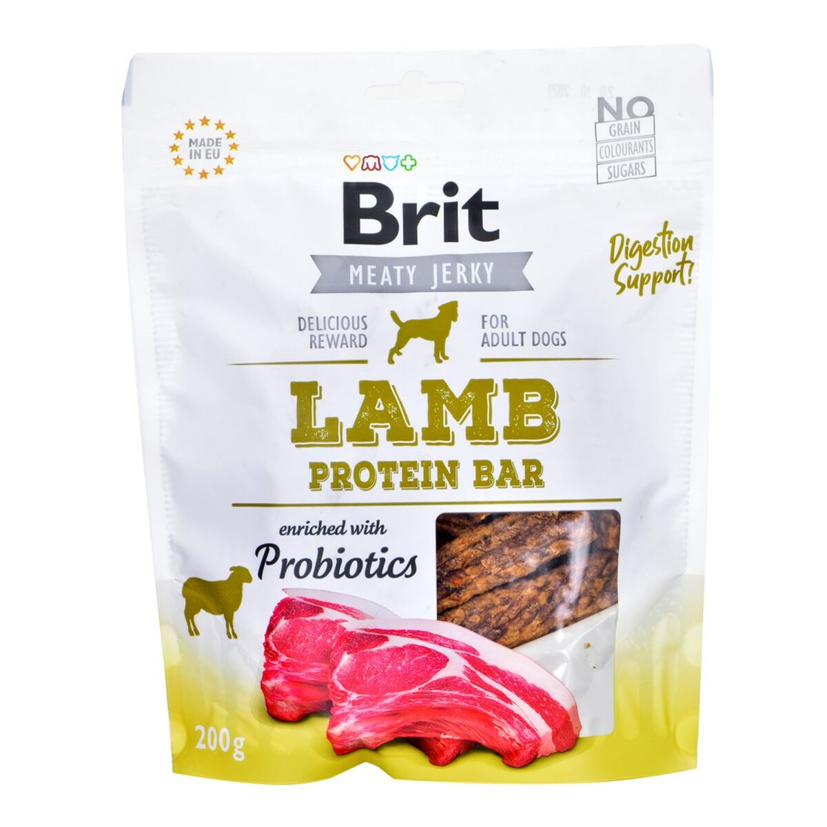 Закуска для собак Brit Lamb Protein bar Мясо ягненка 200 g-2