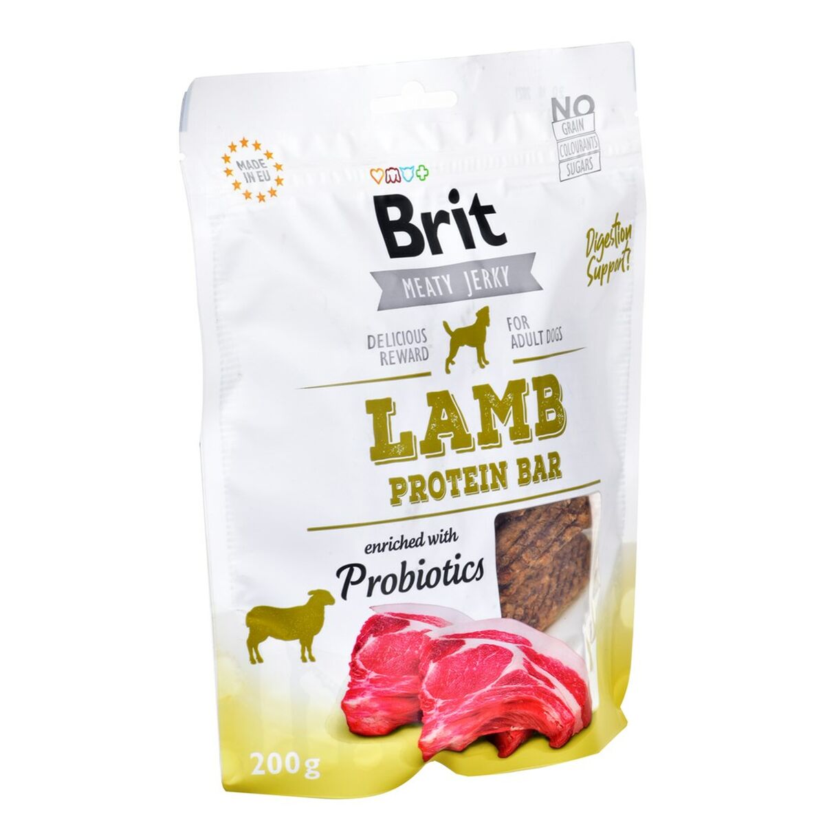 Закуска для собак Brit Lamb Protein bar Мясо ягненка 200 g-3