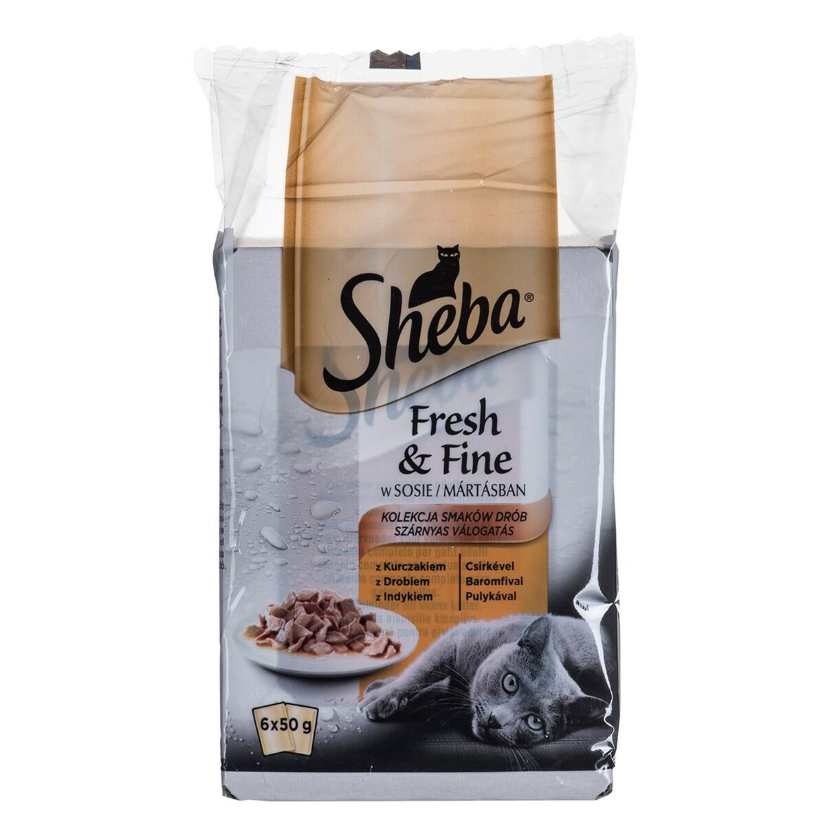 Katzenfutter Sheba Fresh & Fine Huhn Truthahn Geflügel 300 g-3