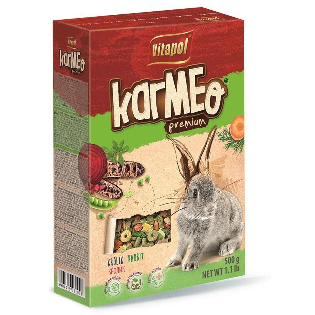 Vitapol Karmeo Premium жем Қоян 500 ml 500 g