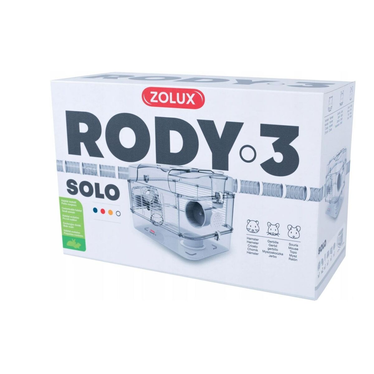 Клетка Zolux RODY3 Металл Пластик 41 x 28 x 24,7 cm (1 Предметы)-2