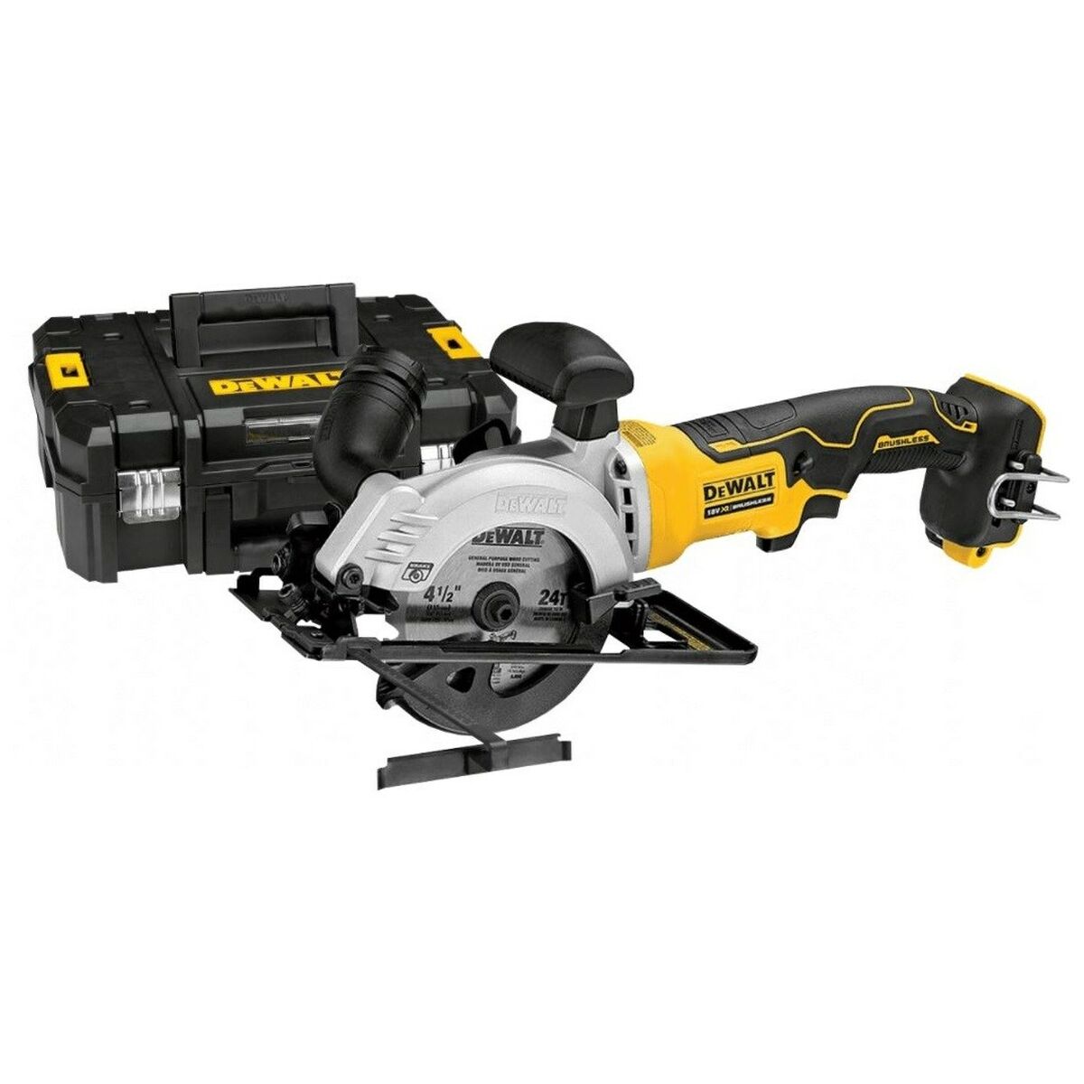 サーキュラーソーDewalt DCS571NT-XJ 18 VØ11。5センチ-2