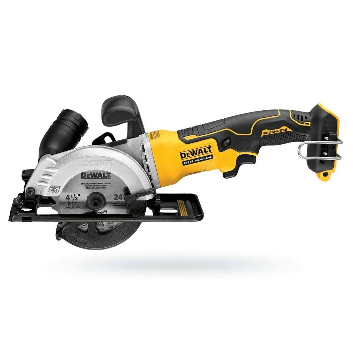 サーキュラーソーDewalt DCS571NT-XJ 18 VØ11。5センチ-3