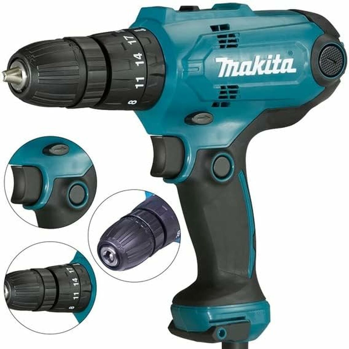 Makita HP0300 320 W 56 Nm 240 V kaya matkap-7