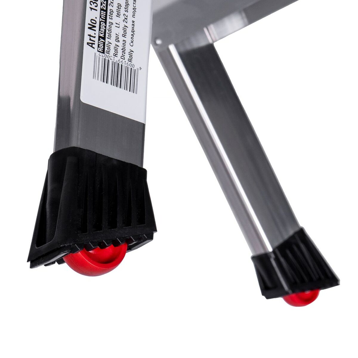 2-Step Katlanır Merdiven Krause 130037 Gümüş Alüminyum-2