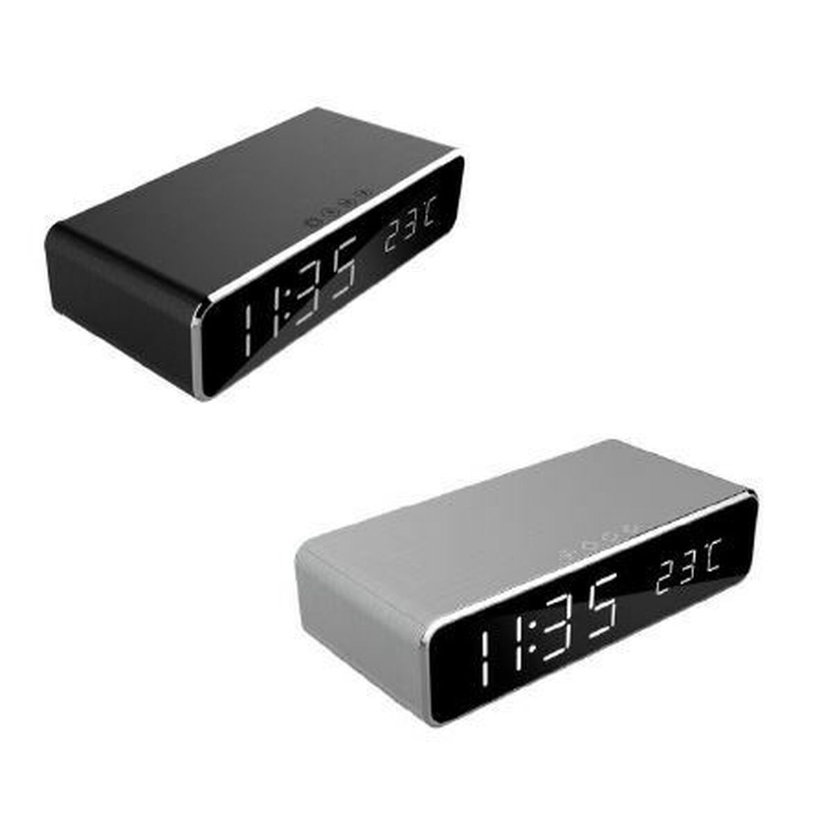 Relógio despertador GEMBIRD DAC-WPC-01 Preto sim-2